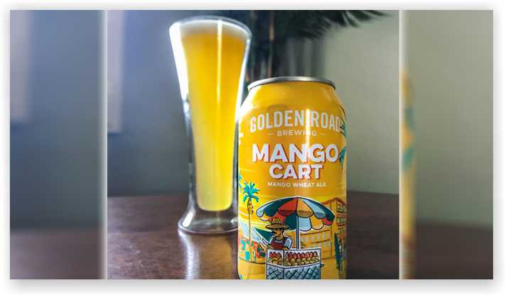 Golden Road Brewing Mango cart