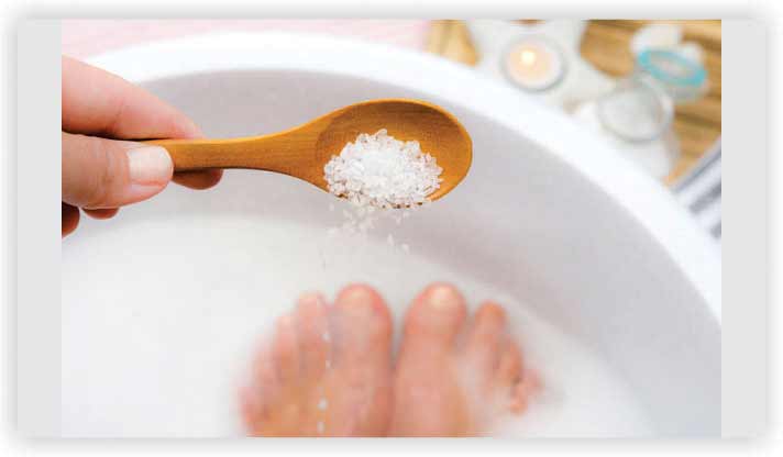 Warm Bath with Epsom Salt